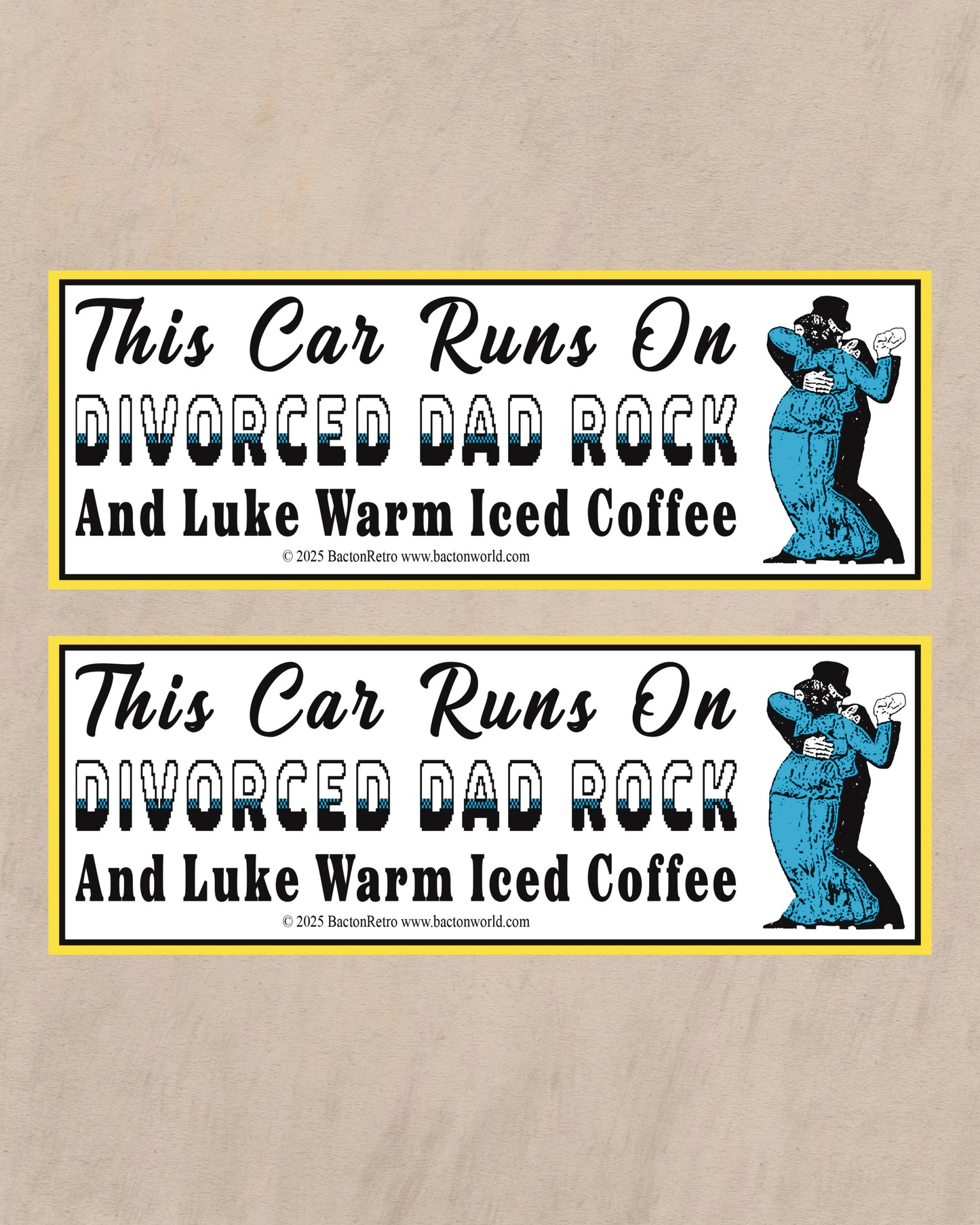 Divorced Dad Rock - Bumper Sticker (1)
