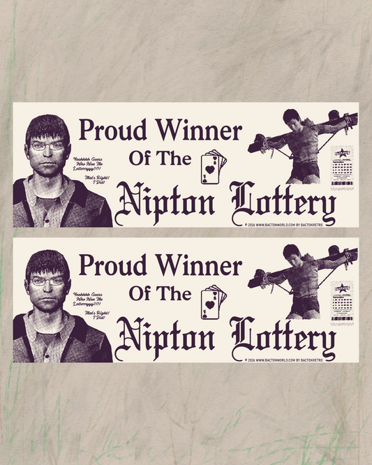 Nipton Lottery - Bumper Sticker (1) (PREORDER)