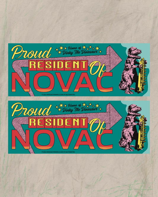 NOVAC - Bumper Sticker (1) (PREORDER)