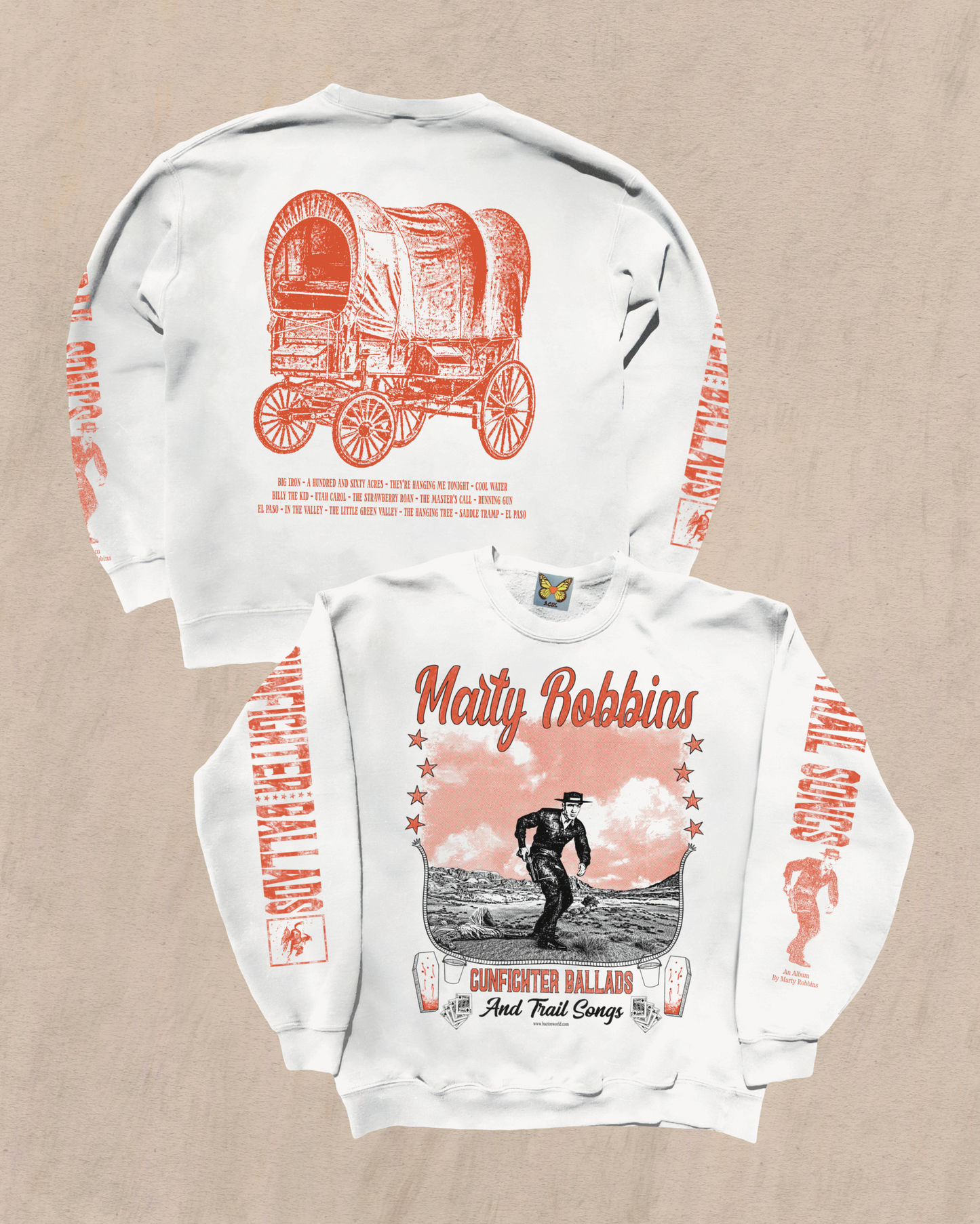 GUNFIGHTER BALLADS AND TRAIL SONGS  - Crewnecks (PREORDER)